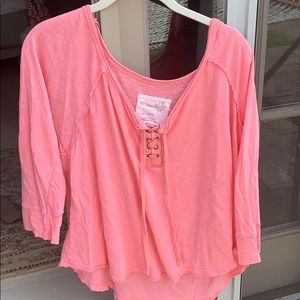 we the free pink top